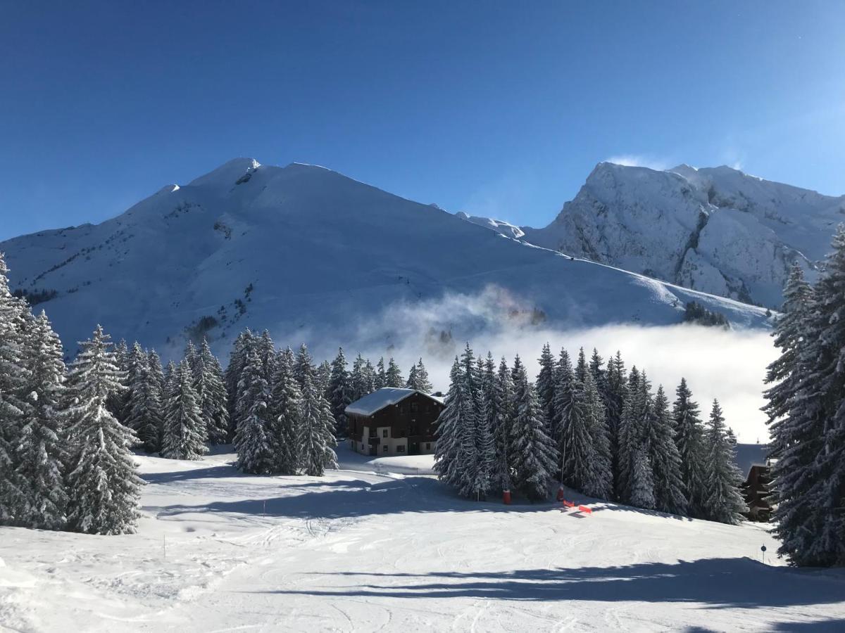 Appartement T2 Col De Merdassier Au Pied Des Pistes Manigod Kültér fotó